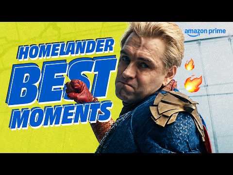Homelander's Top 10 Most INSANE Moments 🔥 | Antony Starr | The Boys | Prime Video India #trending thumbnail