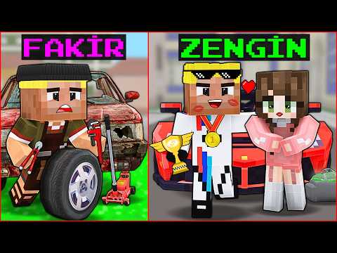 FAKİRLİKTEN ZENGİNLİĞE DOĞRU ARABA YARIŞÇISI EFEKAN'IN HAYATI! ? -Minecraft thumbnail
