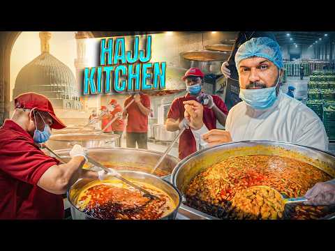 INSIDE Massive HAJJ Kitchen 😱🍛 Food for Thousands of Hujjaj in Madinah 💚 thumbnail