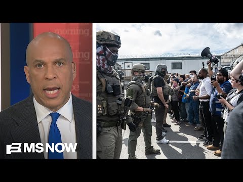 'HORRIFYING!’ Sen. Booker DEMANDS NJ ICE detention center close amid CHAOS thumbnail