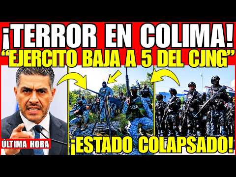 ¡TERROR en COLIMA! ¡HARFUCH CAPTURA a 5 del CJNG TRAS N4RCOBLOQUEOS y 200 DISPAROS con HELICOPTEROS! thumbnail