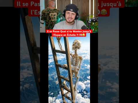 Il se Passe Quoi si tu Montes jusqu’à l’Espace en Échelle ?! 👀😂 thumbnail