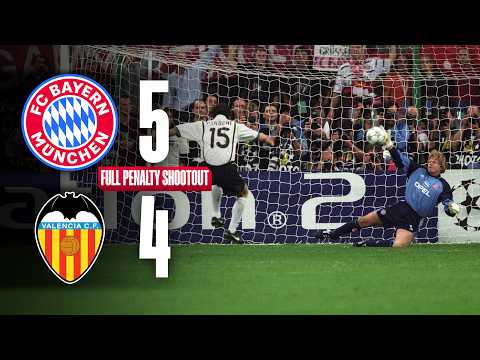Legend Kahn saves 3 penalties! | FULL PENALTY SHOOT-OUT | FC Bayern - FC Valencia | UCL-Final thumbnail