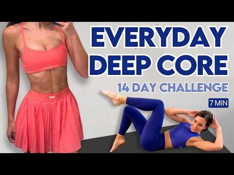 7 Min Daily Abs Workout with Lilly Sabri I Do this Routine Every Day thumbnail