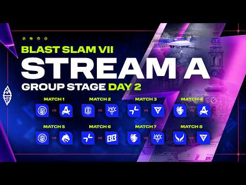 [A] BLAST SLAM VII: Copenhagen, Group Stage, Day 2 - Dota 2 LIVE thumbnail