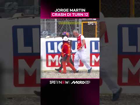 #MotoGP ? - Crash dan sempat dibawa ke Dokter, untung-nya Jorge Martin masih dinyatakan Fit thumbnail