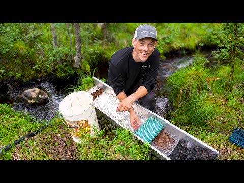 Solo Camping & Gold Prospecting in the Wilderness thumbnail