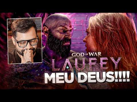 MINHA REAÇÃO AO TRAILER DO NOVO GOD OF WAR LAUFEY thumbnail