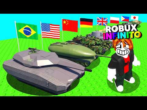 FIZ O BRASIL DOMINAR O TOP 1 DA GUERRA NO ROBLOX COM ROBUX INFINITO! 💲 thumbnail