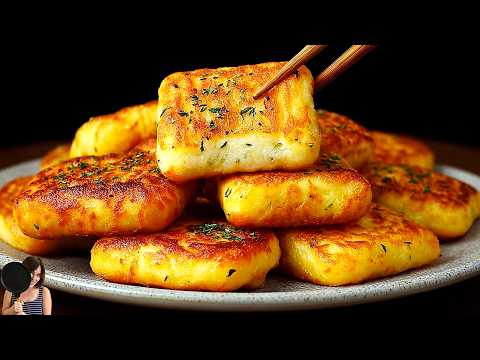 Wenn Sie 3 Kartoffeln und 2 Ei haben. Kartoffeln so gemacht. Schnell und einfach Rezept. ASMR thumbnail