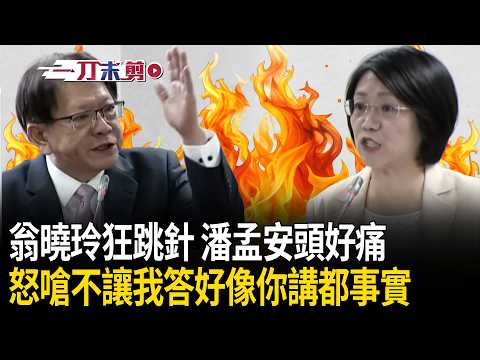 一刀未剪｜秘書長頭好痛？備詢還要幫上公民課？翁曉玲鬼打牆跳針喊「賴清德違憲」又不給回答…潘孟安怒嗆「根本模糊焦點」：不讓我回答好像你講的都事實！｜焦點人物大現場 20260521｜三立新聞台 thumbnail