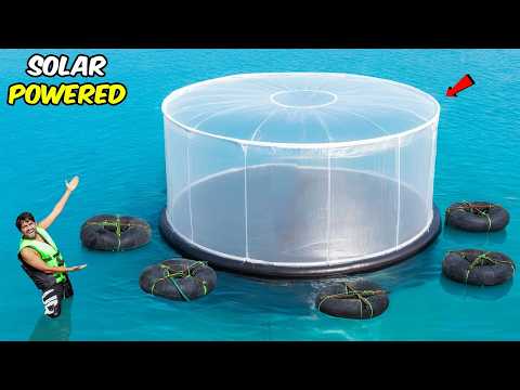 We Made World’s Biggest Solar Water Purifier 🌞💧100% Real  पूरे तालाब का पानी साफ़ करेगा !! thumbnail