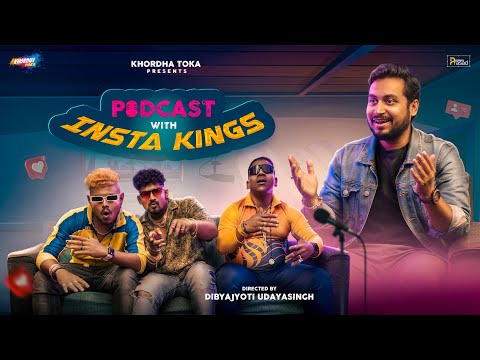 PODCAST WITH INSTA KINGS ||  khordha toka comedy || Funny anugulia thumbnail