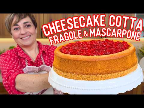 CHEESECAKE COTTA FRAGOLE E MASCARPONE - Ricetta Facile - Fatto in Casa da Benedetta thumbnail