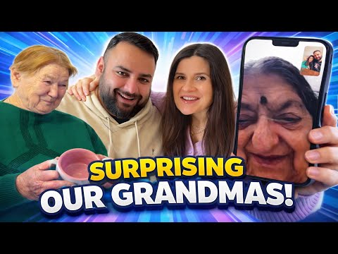 Indian & Polish Grandmas React to Our Pregnancy News! thumbnail