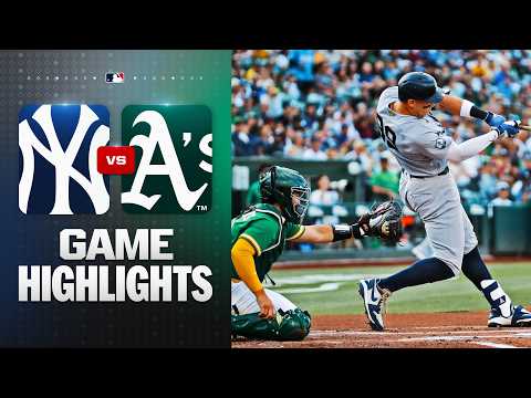 Yankees vs. A's Game Highlights (5/29/26) | MLB Highlights thumbnail