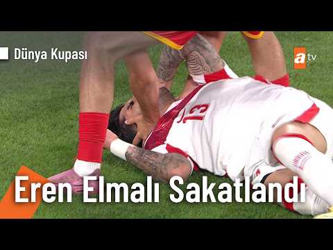 Eren Elmalı sakatlık geçiriyor - Türkiye 4 - 0 Kuzey Makedonya thumbnail