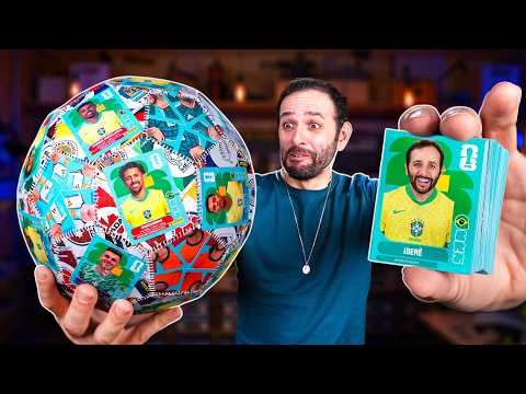FIZEMOS a BOLA PERFEITA de FIGURINHAS da COPA! thumbnail