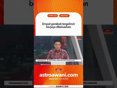 Empat gerabak tergelincir berjaya dikeluarkan thumbnail
