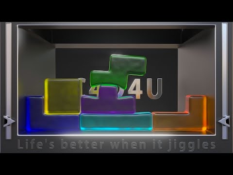 Softbody Tetris V41 | Jelly Style 😂😋 ❤️ C4D4U thumbnail