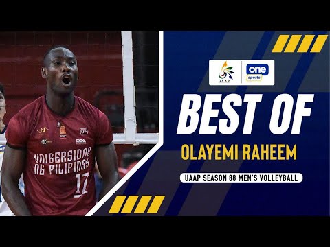 Olayemi Raheem’s UNSTOPPABLE ATTACKS for UP ? | UAAP SEASON 88 MEN’S VOLLEYBALL thumbnail
