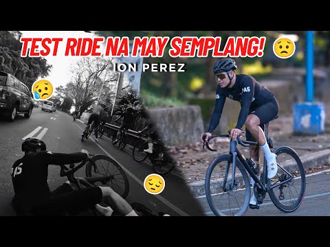 TEST RIDE NA MAY SEMPLANG! 😟| Ion Perez thumbnail