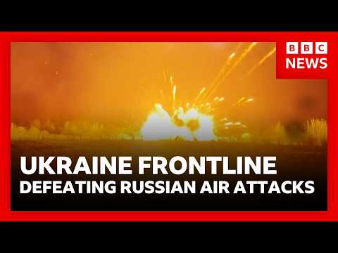 Ukraine frontline: the high-tech drones defeating Russian air attacks | BBC News thumbnail