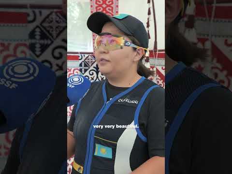 Assem Orynbay takes the hot seat in Almaty ??? #ISSF #ShootingSport thumbnail
