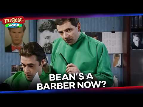 Who Would Let Bean Give Them A Haircut? | Mr Bean Live Action Season 1 | Mr Bean thumbnail