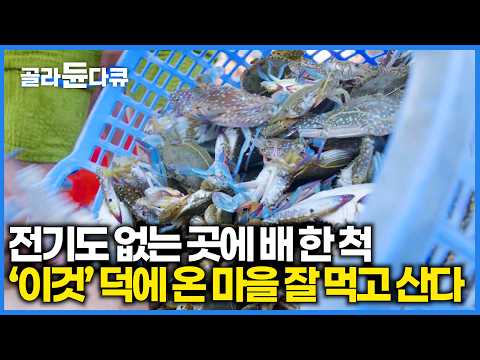 50여 가구 마을 전체가 '이것'으로 먹고 산다. 전기 없어도 배 한 척으로도 잘 사는 이유｜극한직업｜#골라듄다큐 thumbnail