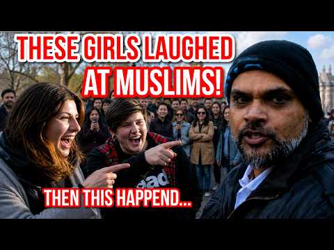 Girls laughed at Muslims! Then this happened! Hashim Vs Girls | Speakers Corner | Hyde park thumbnail