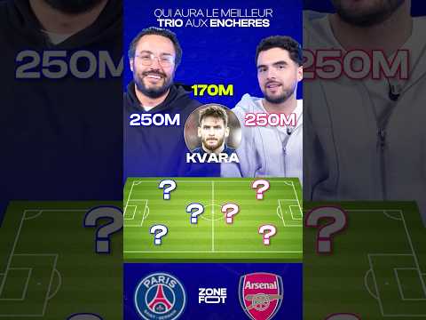 Qui aura le MEILLEUR TRIO OFFENSIF ? Spécial PSG- Arsenal🏆 #footballshorts #uclfinal thumbnail