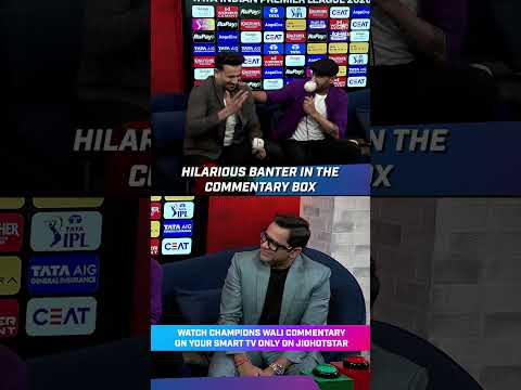 Bhajji tries to explain why he sits directly in the middle of Irfan & Aakash. | #TATAIPL thumbnail
