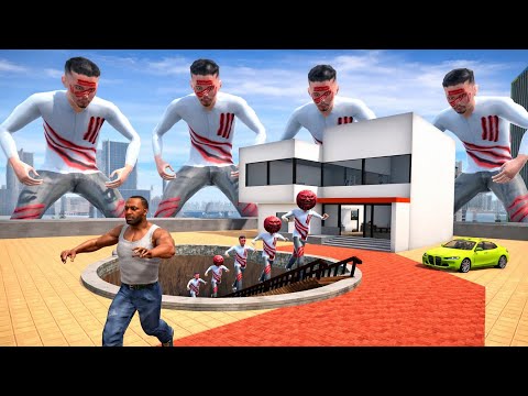 Franklin Saving House From Moon Head Zombies in Indian Bikes Driving 3D thumbnail
