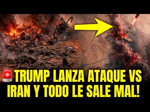 🚨 TRUMP LANZA ATAQUE SORPRESA VS IRAN Y RECIBE UNA RESPUESTA BRUTAL! BASE Y AVIONES DESTRUIDOS! thumbnail