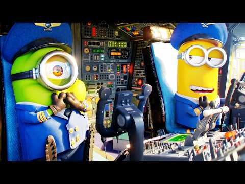 Minions Hijack Airplane Scene | MINIONS: THE RISE OF GRU (2022) Movie CLIP 4K thumbnail