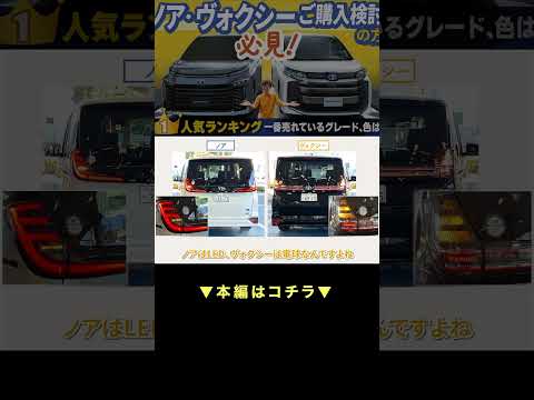 結局どっち？ノアVSヴォクシー thumbnail