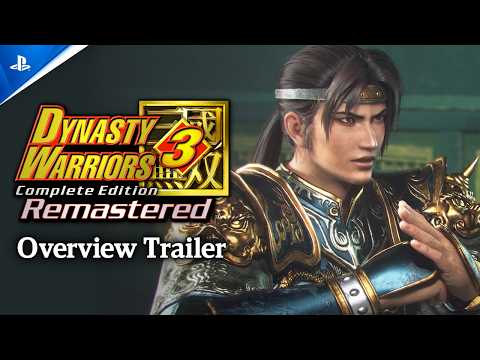 Dynasty Warriors 3: Complete Edition Remastered - Overview Trailer | PS5 Games thumbnail