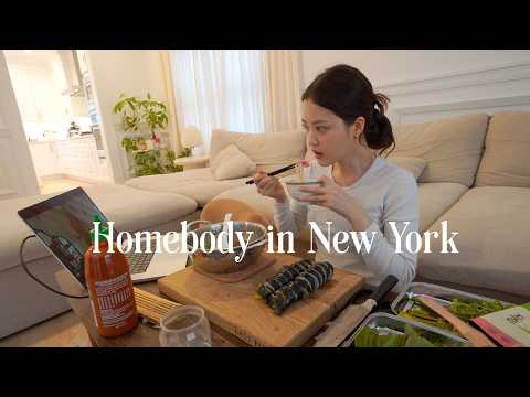 Homebody in New York | An introvert's ideal rest day cooking & eating comfort food, finally spring! thumbnail