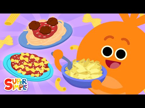 If You Like Pasta with @BumbleNums  | Food Song for Kids | Super Simple Songs thumbnail