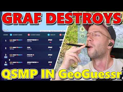 Graf Dominates a 1v5 GeoGuessr Match Against QSMP Members (Ashswag, Jeremy, Juan & Foolish) thumbnail