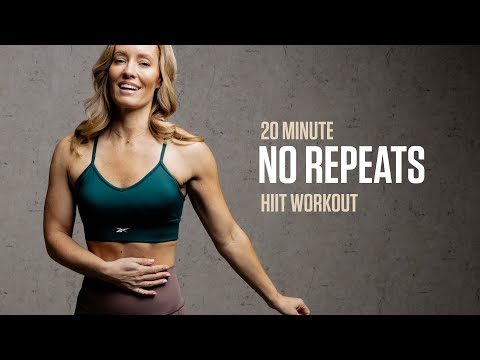 20 MIN NO REPEATS Full Body HIIT Workout (With Weights) thumbnail