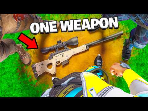 I Hosted a ONE Weapon Fortnite Tournament! thumbnail