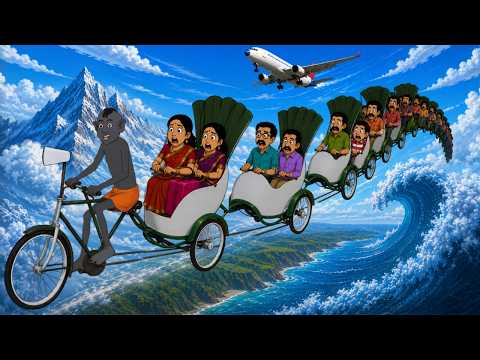 Lullu Tour & Travel || Bangla bhuter golpo || ssoftoons new cartoon thumbnail