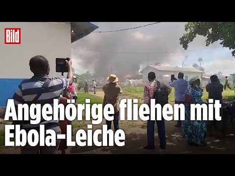 Kongo: Tumult nach Tod eines Patienten – Ebola-Krankenhaus in Flammen thumbnail