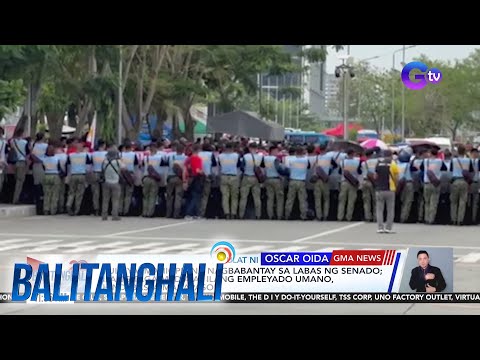 Sitwasyon sa labas ng Senado | Balitanghali thumbnail