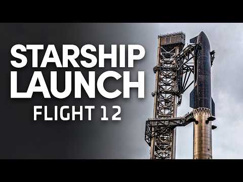 SpaceX Starship Flight 12 - Launch & Landing - LAUNCH STREAM thumbnail