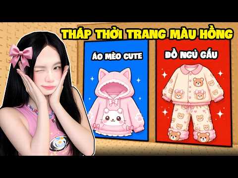 SAMMY PARKOUR THÁP THỜI TRANG CON GIÁI SIÊU HỒNG DỄ THƯƠNG TRONG ROBLOX thumbnail