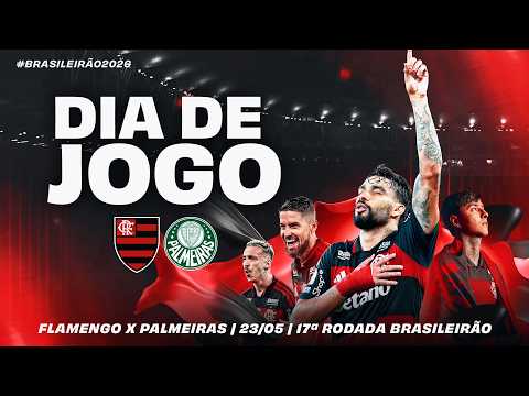 🔴 AO VIVO: FLAMENGO x PALMEIRAS | PRÉ-JOGO + NARRAÇÃO | BRASILEIRÃO (23/05/26) thumbnail