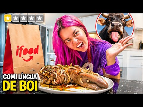 PROVEI AS PIORES COMIDAS DO IFOOD *tinha barata? thumbnail